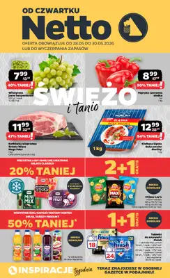 Netto - gazetka promocyjna Gazetka Spożywcza od czwartku 28.05 do soboty 30.05