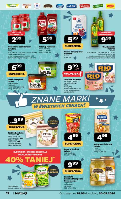 Netto - gazetka promocyjna Gazetka Spożywcza od czwartku 28.05 do soboty 30.05 - strona 12