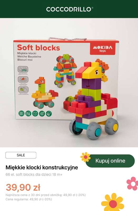 Coccodrillo - gazetka promocyjna Zabawki na Dzień Dziecka od poniedziałku 25.05 do poniedziałku 01.06 - strona 2