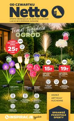 Netto - gazetka promocyjna Inspiracje tygodnia Ogród  do środy 03.06