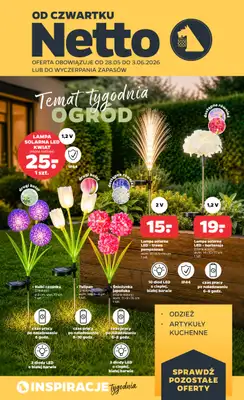 Netto - gazetka promocyjna Inspiracje tygodnia Ogród  do środy 03.06