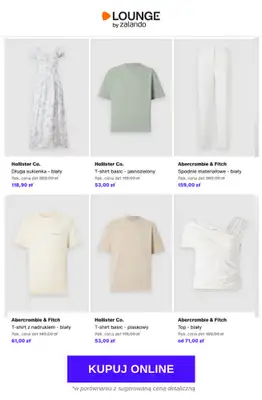 Lounge by Zalando - gazetka promocyjna Do -85% Abercrombie & Fitch + Hollister Co. od poniedziałku 25.05 do czwartku 28.05 - strona 5