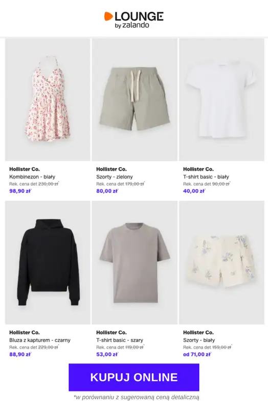 Lounge by Zalando - gazetka promocyjna Do -85% Abercrombie & Fitch + Hollister Co. od poniedziałku 25.05 do czwartku 28.05 - strona 2