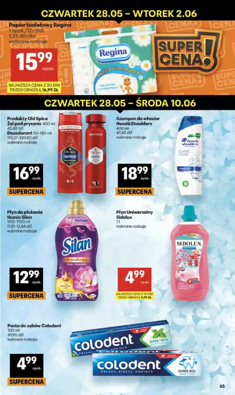 Delikatesy Centrum - gazetka promocyjna Gazetka  do środy 10.06 - strona 45