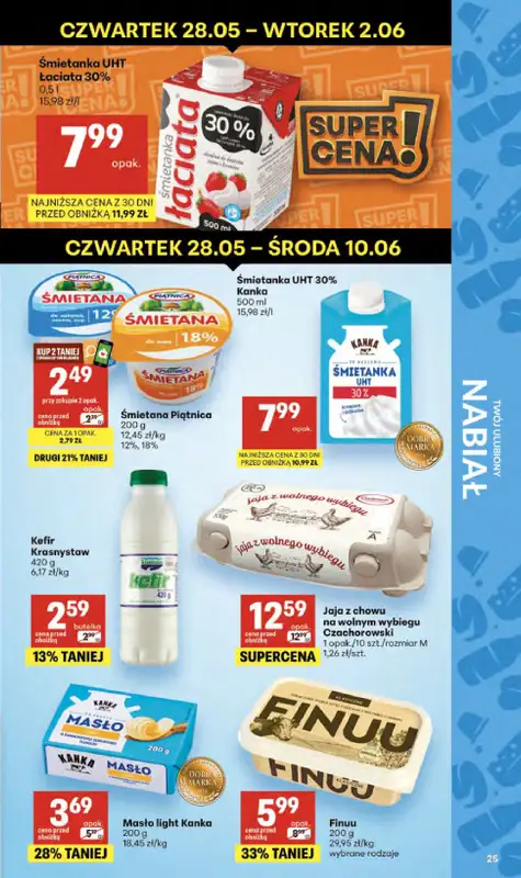 Delikatesy Centrum - gazetka promocyjna Gazetka  do środy 10.06 - strona 25