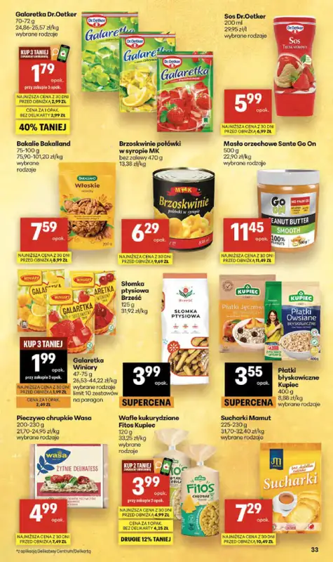 Delikatesy Centrum - gazetka promocyjna Gazetka  do środy 10.06 - strona 33