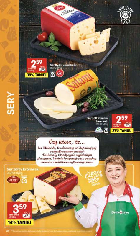 Delikatesy Centrum - gazetka promocyjna Gazetka  do środy 10.06 - strona 24