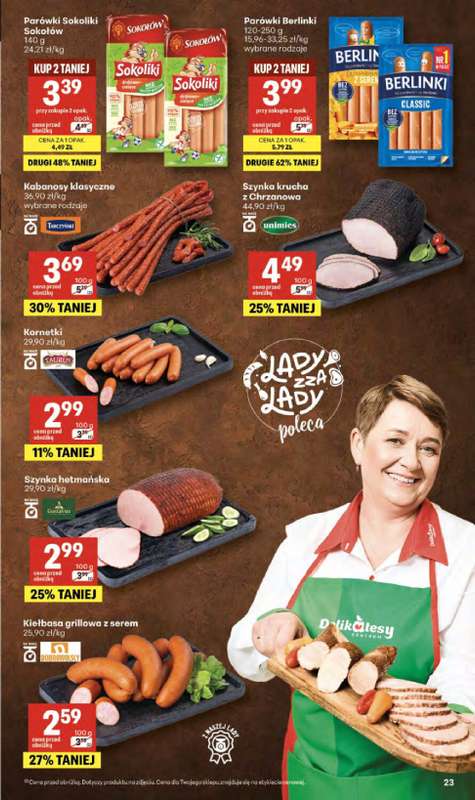 Delikatesy Centrum - gazetka promocyjna Gazetka  do środy 10.06 - strona 23