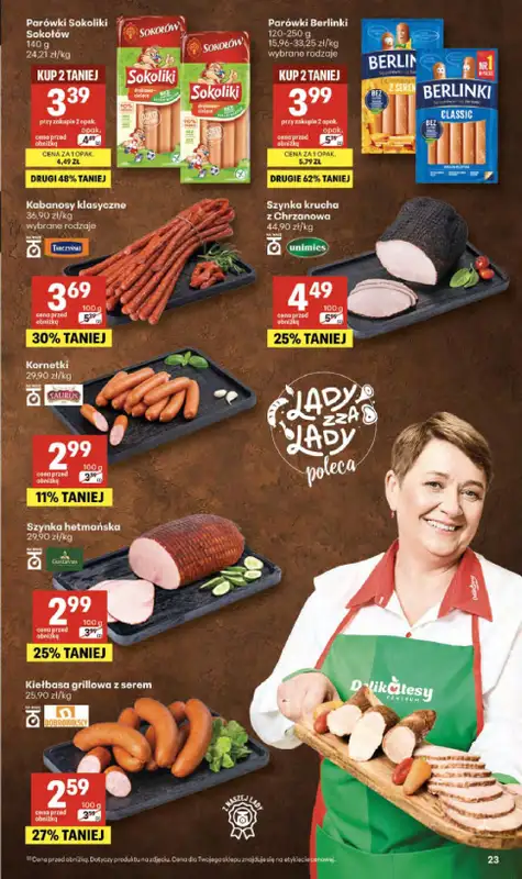 Delikatesy Centrum - gazetka promocyjna Gazetka  do środy 10.06 - strona 23