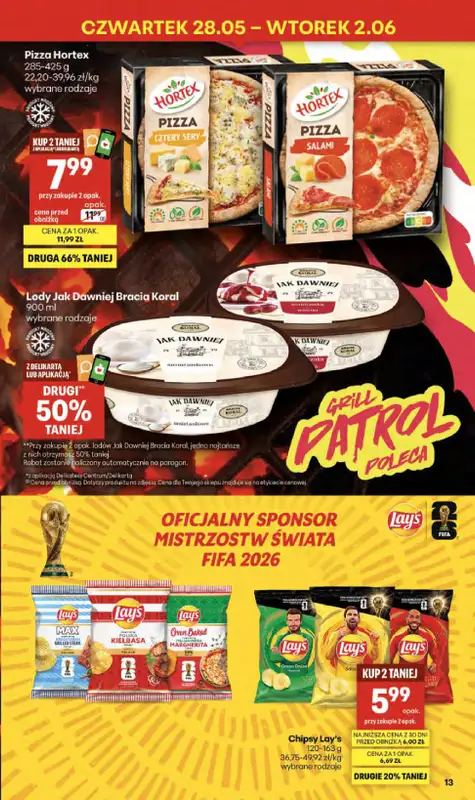 Delikatesy Centrum - gazetka promocyjna Gazetka  do środy 10.06 - strona 13