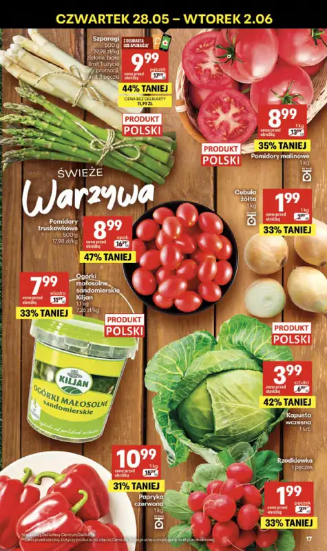 Delikatesy Centrum - gazetka promocyjna Gazetka  do środy 10.06 - strona 17