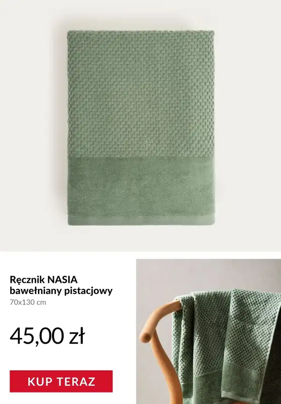Homla - gazetka promocyjna Ręczniki kąpielowe od poniedziałku 25.05  - strona 8