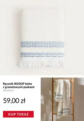 Homla - gazetka promocyjna Ręczniki kąpielowe od poniedziałku 25.05  - strona 5
