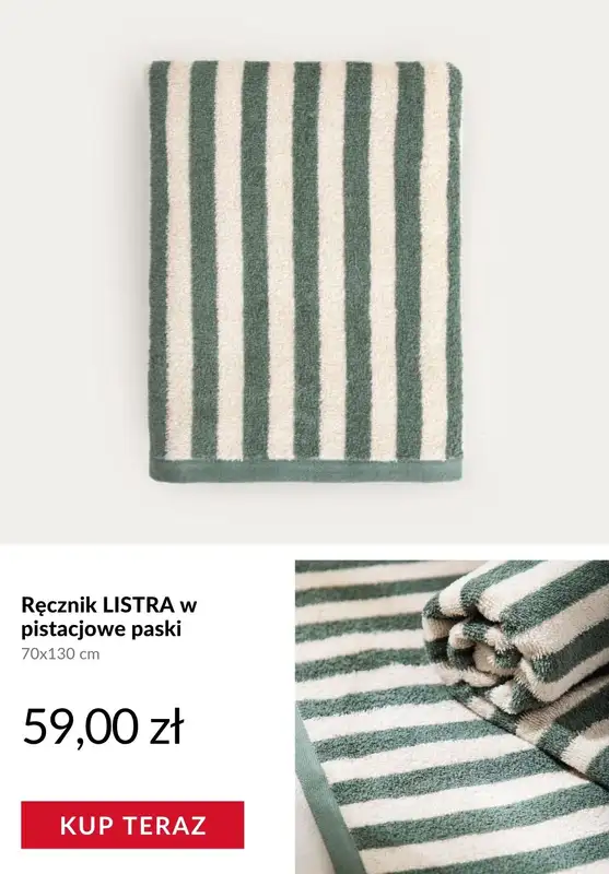 Homla - gazetka promocyjna Ręczniki kąpielowe od poniedziałku 25.05  - strona 4
