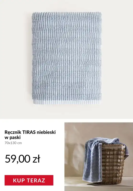 Homla - gazetka promocyjna Ręczniki kąpielowe od poniedziałku 25.05  - strona 7