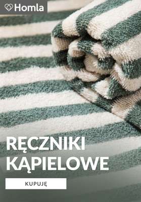 Homla - gazetka promocyjna Ręczniki kąpielowe od poniedziałku 25.05 