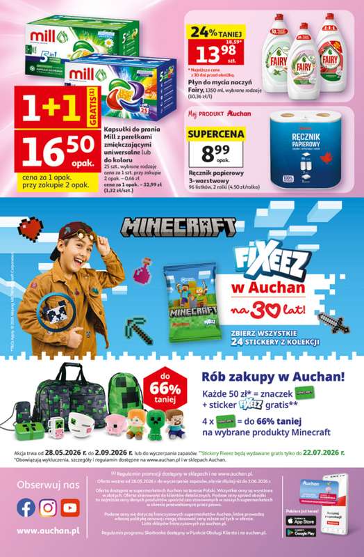 Auchan - gazetka promocyjna Gazetka 30 Lat Supermarket Auchan od czwartku 28.05 do środy 03.06 - strona 8