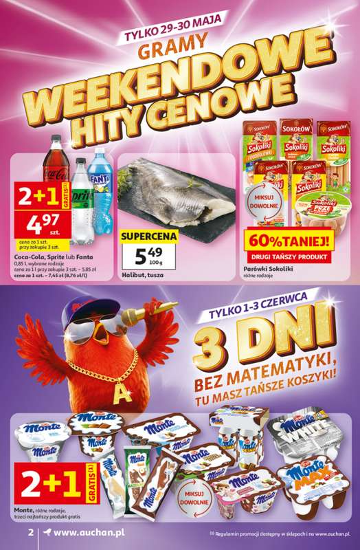 Auchan - gazetka promocyjna Gazetka 30 Lat Supermarket Auchan od czwartku 28.05 do środy 03.06 - strona 2