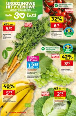 Auchan - gazetka promocyjna Gazetka 30 Lat Supermarket Auchan od czwartku 28.05 do środy 03.06 - strona 4