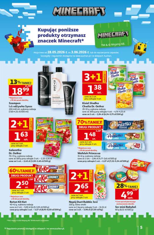 Auchan - gazetka promocyjna Gazetka 30 Lat Hipermarket Auchan od czwartku 28.05 do środy 03.06 - strona 5