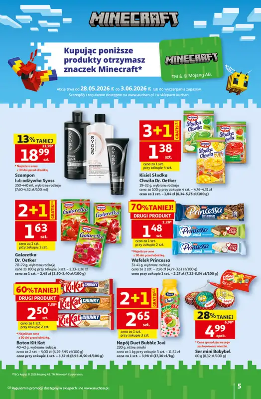 Auchan - gazetka promocyjna Gazetka 30 Lat Hipermarket Auchan od czwartku 28.05 do środy 03.06 - strona 5