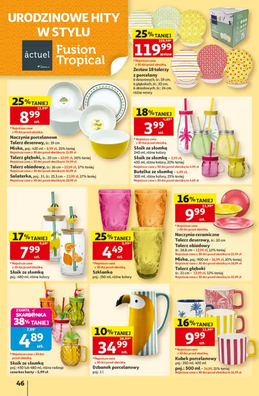 Auchan - gazetka promocyjna Gazetka 30 Lat Hipermarket Auchan od czwartku 28.05 do środy 03.06 - strona 46