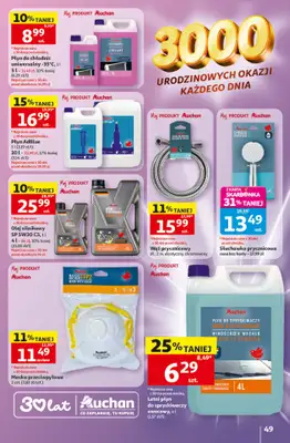 Auchan - gazetka promocyjna Gazetka 30 Lat Hipermarket Auchan od czwartku 28.05 do środy 03.06 - strona 49