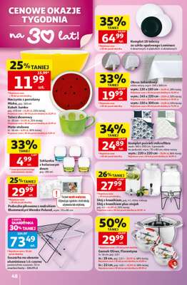 Auchan - gazetka promocyjna Gazetka 30 Lat Hipermarket Auchan od czwartku 28.05 do środy 03.06 - strona 48