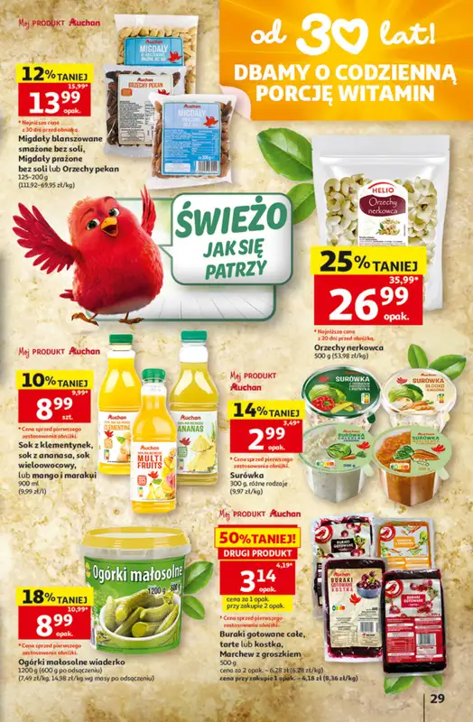Auchan - gazetka promocyjna Gazetka 30 Lat Hipermarket Auchan od czwartku 28.05 do środy 03.06 - strona 29