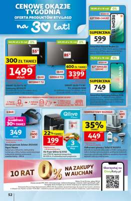 Auchan - gazetka promocyjna Gazetka 30 Lat Hipermarket Auchan od czwartku 28.05 do środy 03.06 - strona 52