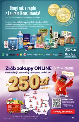 Auchan - gazetka promocyjna Gazetka 30 Lat Hipermarket Auchan od czwartku 28.05 do środy 03.06 - strona 55