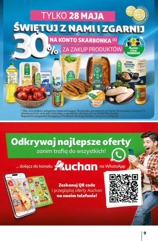 Auchan - gazetka promocyjna Gazetka 30 Lat Hipermarket Auchan od czwartku 28.05 do środy 03.06 - strona 9