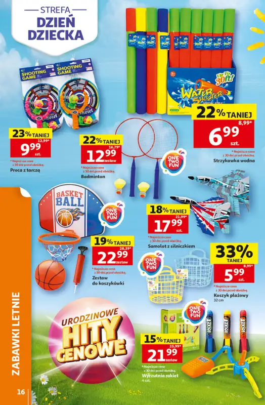 Auchan - gazetka promocyjna Gazetka 30 Lat Hipermarket Auchan od czwartku 28.05 do środy 03.06 - strona 16
