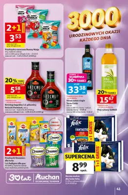 Auchan - gazetka promocyjna Gazetka 30 Lat Hipermarket Auchan od czwartku 28.05 do środy 03.06 - strona 41