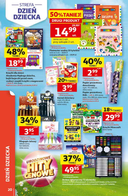 Auchan - gazetka promocyjna Gazetka 30 Lat Hipermarket Auchan od czwartku 28.05 do środy 03.06 - strona 20