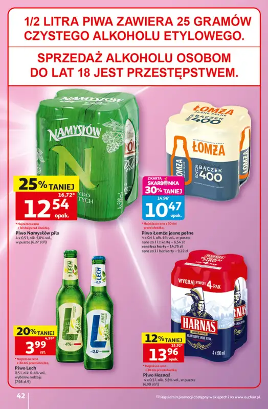 Auchan - gazetka promocyjna Gazetka 30 Lat Hipermarket Auchan od czwartku 28.05 do środy 03.06 - strona 42