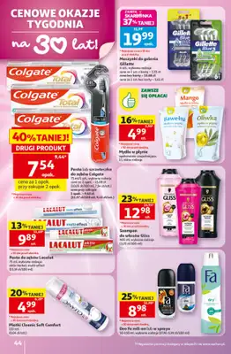 Auchan - gazetka promocyjna Gazetka 30 Lat Hipermarket Auchan od czwartku 28.05 do środy 03.06 - strona 44