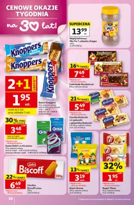 Auchan - gazetka promocyjna Gazetka 30 Lat Hipermarket Auchan od czwartku 28.05 do środy 03.06 - strona 38
