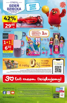 Auchan - gazetka promocyjna Gazetka 30 Lat Hipermarket Auchan od czwartku 28.05 do środy 03.06 - strona 57