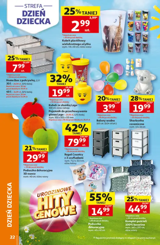Auchan - gazetka promocyjna Gazetka 30 Lat Hipermarket Auchan od czwartku 28.05 do środy 03.06 - strona 22