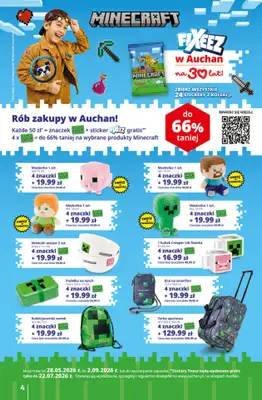 Auchan - gazetka promocyjna Gazetka 30 Lat Hipermarket Auchan od czwartku 28.05 do środy 03.06 - strona 4