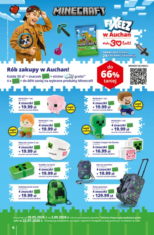 Auchan - gazetka promocyjna Gazetka 30 Lat Hipermarket Auchan od czwartku 28.05 do środy 03.06 - strona 4