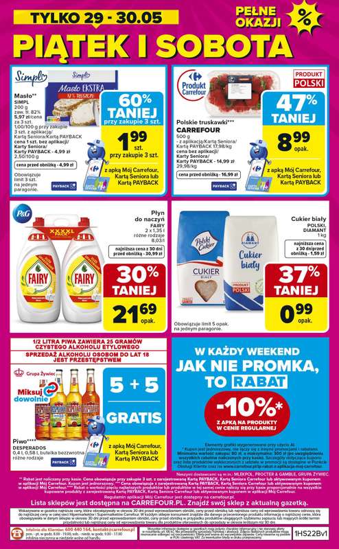 Carrefour - gazetka promocyjna Weekend okazji już od czwartku od czwartku 28.05 do soboty 30.05 - strona 8