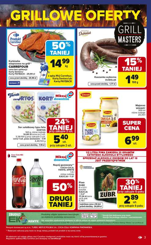 Carrefour - gazetka promocyjna Weekend okazji już od czwartku od czwartku 28.05 do soboty 30.05 - strona 3