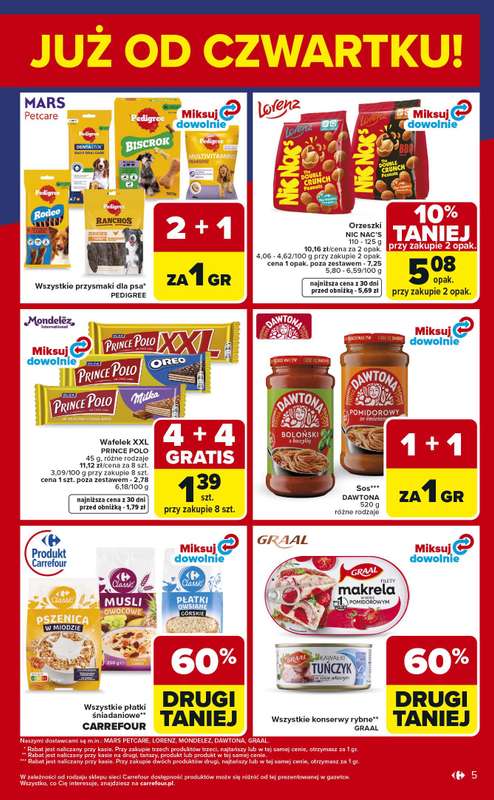 Carrefour - gazetka promocyjna Weekend okazji już od czwartku od czwartku 28.05 do soboty 30.05 - strona 5