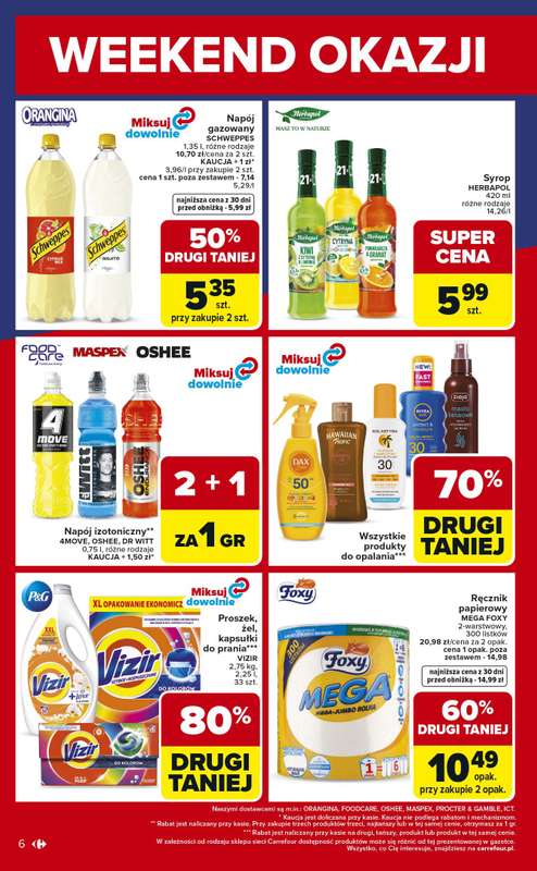 Carrefour Market - gazetka promocyjna Weekend okazji już od czwartku od czwartku 28.05 do soboty 30.05 - strona 6