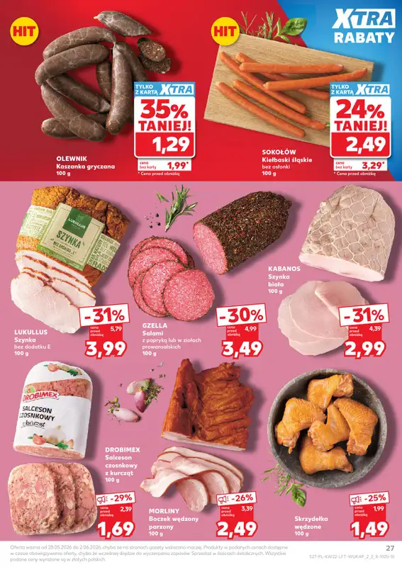 Kaufland - gazetka promocyjna Gazetka Tygodnia  do wtorku 02.06 - strona 27