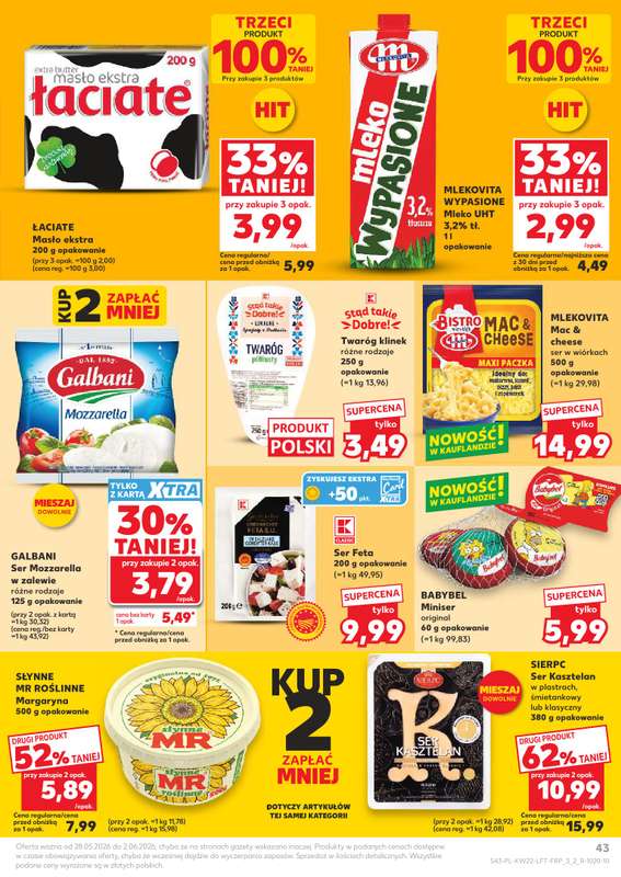 Kaufland - gazetka promocyjna Gazetka Tygodnia  do wtorku 02.06 - strona 43