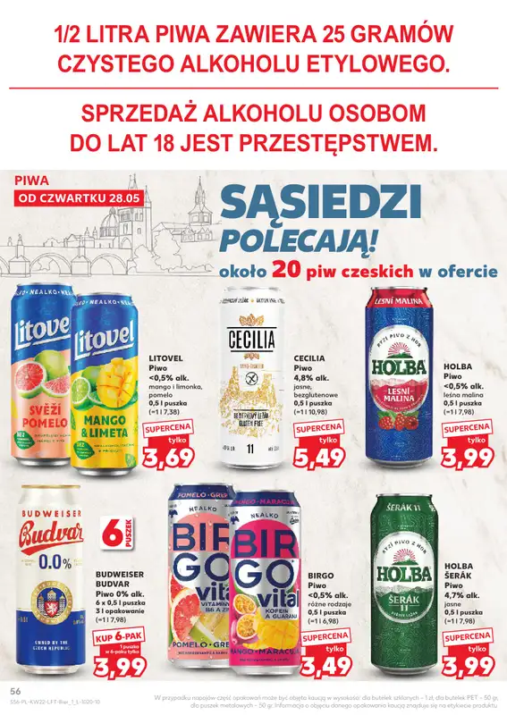 Kaufland - gazetka promocyjna Gazetka Tygodnia od czwartku 28.05 do wtorku 02.06 - strona 56