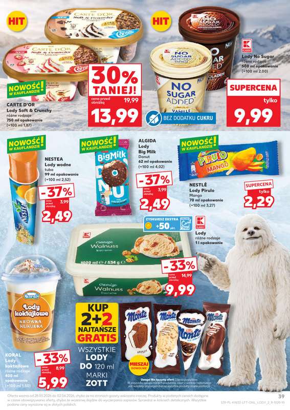 Kaufland - gazetka promocyjna Gazetka Tygodnia od czwartku 28.05 do wtorku 02.06 - strona 39